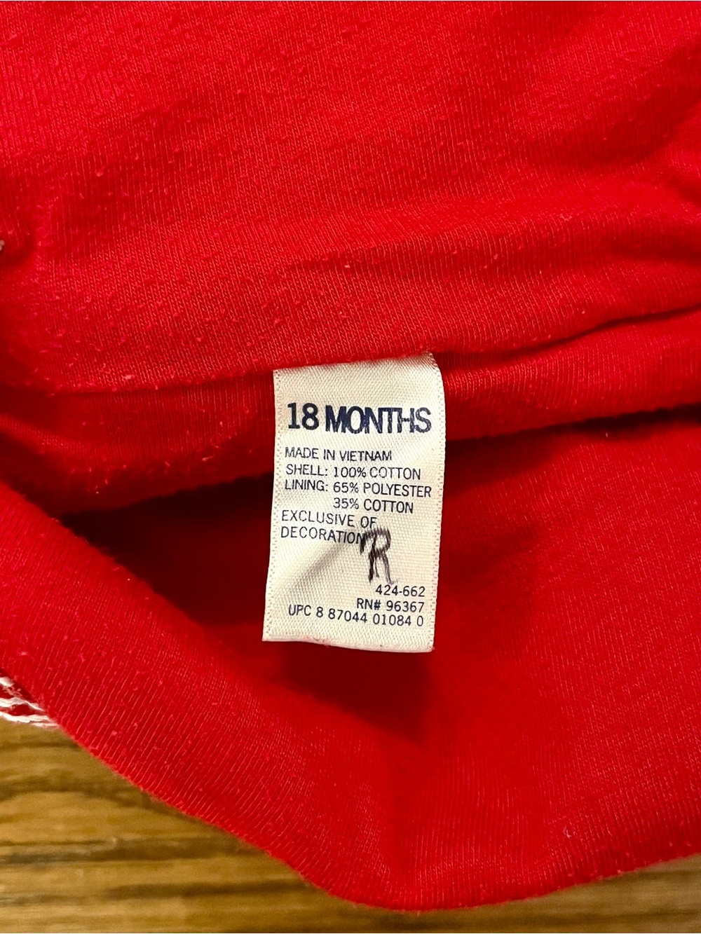 Vintage Oshkosh Red Stripe Long Overalls Boys 18M - Picture 5 of 5